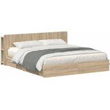  Okvir kreveta s pohranom s ladicama Hrast sonoma 180 x 200 cm | shoptok.hr