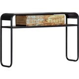  Konzolni stol od masivnog obnovljenog drva 118 x 30 x 75 cm | shoptok.hr