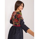 LAKERTA Dress-LK-SK-506575.60-navy-red | Shoptok.si