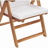  Vrtna stolica 4 pcs Smeđa i bijela 57 x 71,5 x 104 cm | shoptok.hr