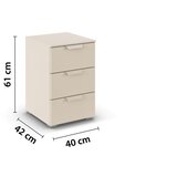 XORA NOČNA OMARICA, barve šampanjca | Shoptok.si