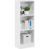 vidaXL Regal za knjige sjajni bijeli 40x24x109 cm konstruirano drvo | shoptok.hr