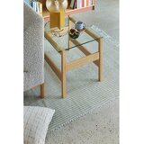 Hübsch Klubska mizica s stekleno mizno ploščo v naravni barvi 52x66 cm Ledge – | Shoptok.si