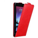 Cadorabo Ohišje, združljivo z LG K4 2017 v rdeče jabolko - Zaščitni ovitek v obliki flipa z magnetnim zapiranjem, (20562765) | Shoptok.si