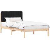  Krevetni okvir s tapiciranim uzglavljem Crna 100 x 200 cm | shoptok.hr