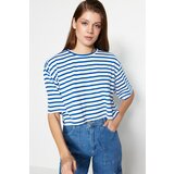 Trendyol T-Shirt - Navy blue - Relaxed fit Cene