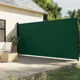  Zložljiva stranska tenda temno zelena 220x500 cm