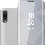 Cadorabo Ohišje, združljiv s Samsungom v Agate Silver - Clear View Zrcalo Zaščitni pokrov s funkcijo stojala 360 stopinj zaščita, (20568023) Cene