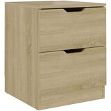  Nočna omarica sonoma hrast 40x40x50 cm iverna plošča, (20624248) | Shoptok.si