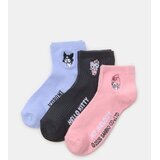 Sinsay Rebraste čarape s vezom 3 pack Hello Kitty and Friends | shoptok.hr