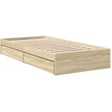  Okvir za krevet s ladicama boja hrasta 90x200 cm | shoptok.hr