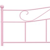  Okvir za krevet ružičasti metalni 180 x 200 cm | Shoptok.si