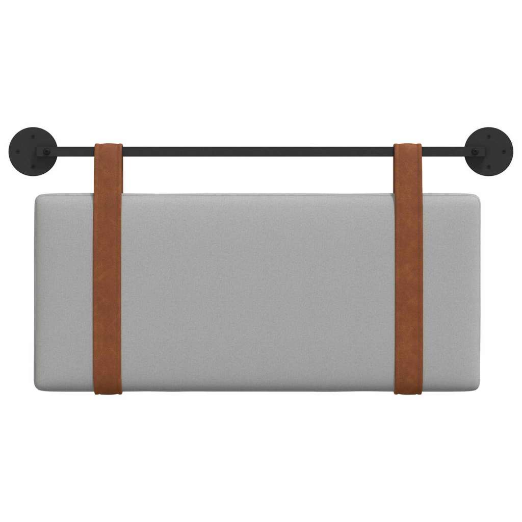  Držeće uzglavlje Zidne Oblačnosiva 90 x 55 x 5 cm Antikni PU - Siva boja oblaka 80 cm bez LED | shoptok.hr