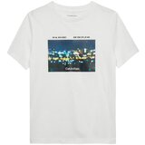 Calvin Klein Jeans Majice s kratkimi rokavi IB0IB02630YAF Bela Cene