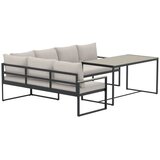 Venture Home vrtna kutna lounge garnitura Ios, crna | shoptok.hr