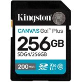 Kingston SD card Kingston 256 GB SDG4/256GB SDXC,r/w:200/160MB/s, DSLRs, mirrorless cameras, 4K video | Eponuda.ba