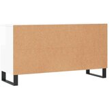 Klupa za cipele sjajna bijela 102x35x55 cm konstruirano drvo | shoptok.hr