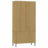  Regal za knjige smeđi 85 x 35 x 172,5 cm od masivnog drva OSLO | shoptok.hr