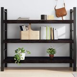 Maison Chic Stenska polica - Viseča Polica temno rjava 140x50x(2-6) cm trdna hrastovina, (21784598) | Shoptok.si