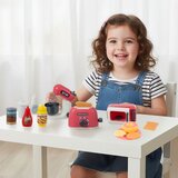 ISO TRADE dječji kuhinjski set s tosterom, mikrovalnom i mikserom, 26 dijelova | shoptok.hr