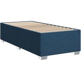  Krevet s oprugama i madracem plavi 100 x 200 cm od tkanine | shoptok.hr