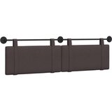  Držeće uzglavlje Zidne Tamno smeđa 170 x 55 x 5 cm tkanina - Tamno smeđa 160 cm bez LED svjetla | shoptok.hr