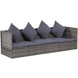 Poli vrtni ležaj sivi 200 x x 60 cm od poliratana Cijene