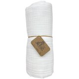 Tri Drugara muslin prekrivač beli 120X120Cm četvoroslojni Cene