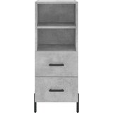  Visoka komoda siva betona 34 5x34x180 cm od konstruiranog drva | shoptok.hr