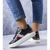 Gemre Black shoes with patent inserts Annot | Eponuda.ba