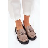 VINCEZA Leather Ladies Moccasins With Teddy Bear | shoptok.hr