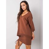 RUE PARIS Sweatshirt-RV-BL-5676.09-dark brown | Shoptok.si