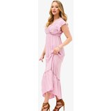Resti Women's pink long dress with lace - Clothing | Eponuda.ba