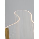 Nova Luce LED stojeća svjetiljka aluminijska u zlatnoj boji sa sjenilom od akrilnog stakla (visina 105 cm) Siderno – | shoptok.hr