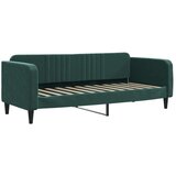 vidaXL Izvlečna dnevna postelja temno zelena 80x200 cm žamet | Shoptok.si