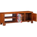 TV ormarić Višebojni 110x30x40 puno drvo bagrem | Eponuda.com