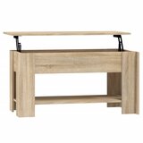 Maison Chic Klubska mizica - kavna mizica - Nizka mizica sonoma hrast 101x49x52 cm konstruiran les, (21753092) Cene