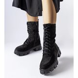 Gemre Black eco-suede ankle boots Orson | shoptok.hr