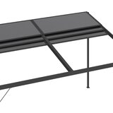  Sjenica s krovom antracit 4 x 3 x 2,5 m od aluminija i čelika | shoptok.hr