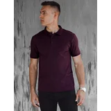 DStreet Men's Plum Polo Shirt