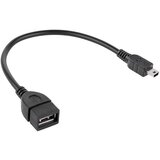 Cabletech USB kabel TIP A ženski - USB mini moški OTG , 20cm, (20811658) | Shoptok.si