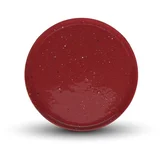 Bordo rdeč porcelanast krožnik ø 25 cm Fika –