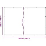 vidaXL Pokrov za rastline z očesci 3x5 m PVC | Shoptok.si