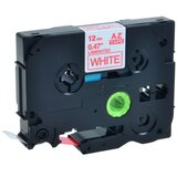 Brother Tze-232 združljiv laminirani trak - 12 mm x 8 metrov rdeč/bel, (21405993) | Shoptok.si