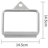 INF D-ročaj za kabel – srebrn jekleni D-ročaj, 14.5x14.5x3cm, (5000314051) Cene
