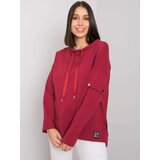 RELEVANCE Blouse-RV-BZ-7228.64-burgundy Cene