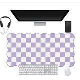 INF Velika podloga za miško 40cm x 90cm s kockastim vzorcem Purple, (5000562230) | Shoptok.si