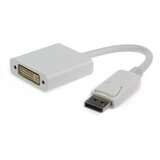 Displayport adapter GEMBIRD, A-DPM-DVIF-002-W, muški na ženski DVI, 10 cm, white Cijene