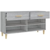 Ormarić za cipele sivi hrast 102 x 35 x 55 cm konstruirano drvo | Eponuda.com