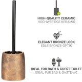 Wenko Keramička WC četka u brončanoj boji Tremea – | shoptok.hr